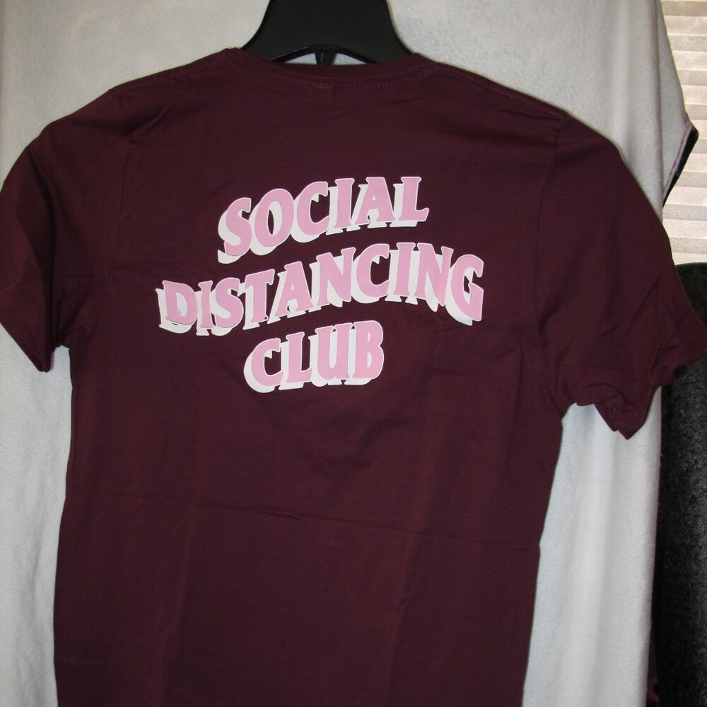 New - Sweetees Social Distancing Club T-Shirt - S